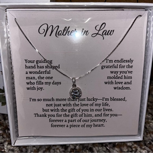 Elegant Silver Necklace for Mother-in-Law - Picture 3 of 3
